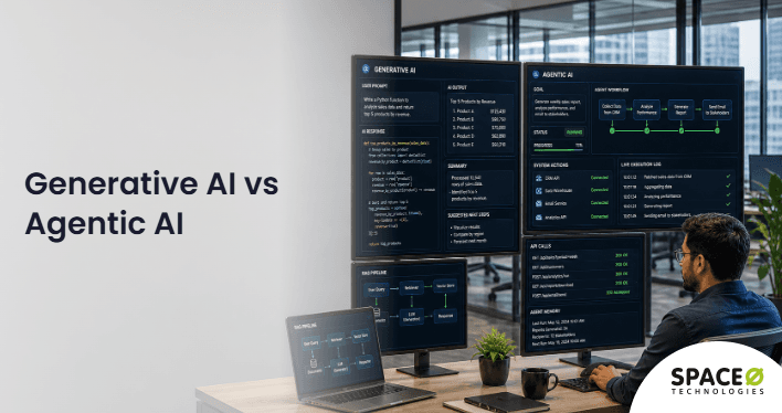 Generative AI vs Agentic AI