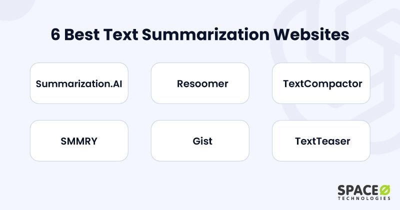 Best Text Summarization Websites