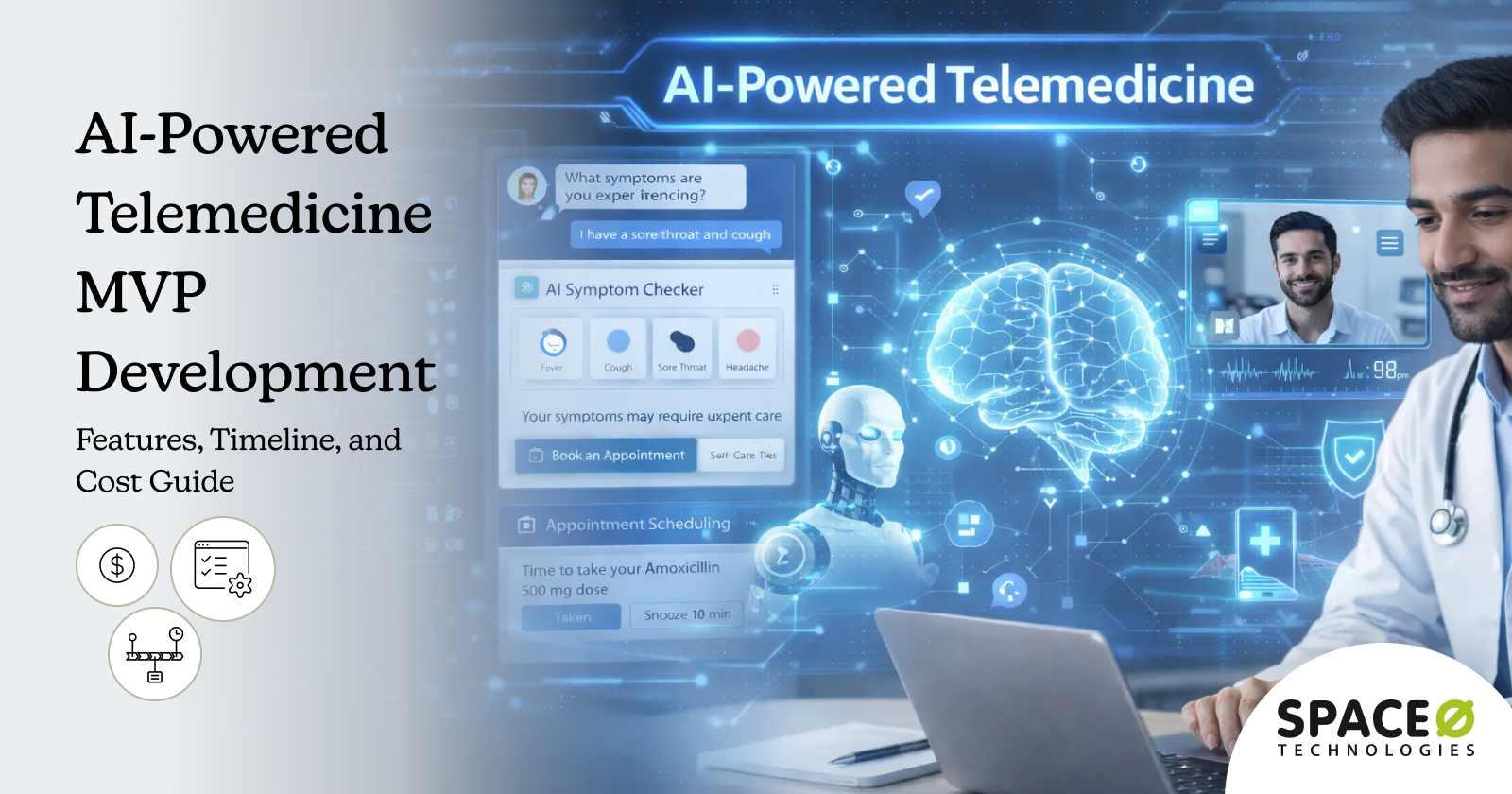 AI-Powered Telemedicine MVP Development Features, Timeline, and Cost Guide