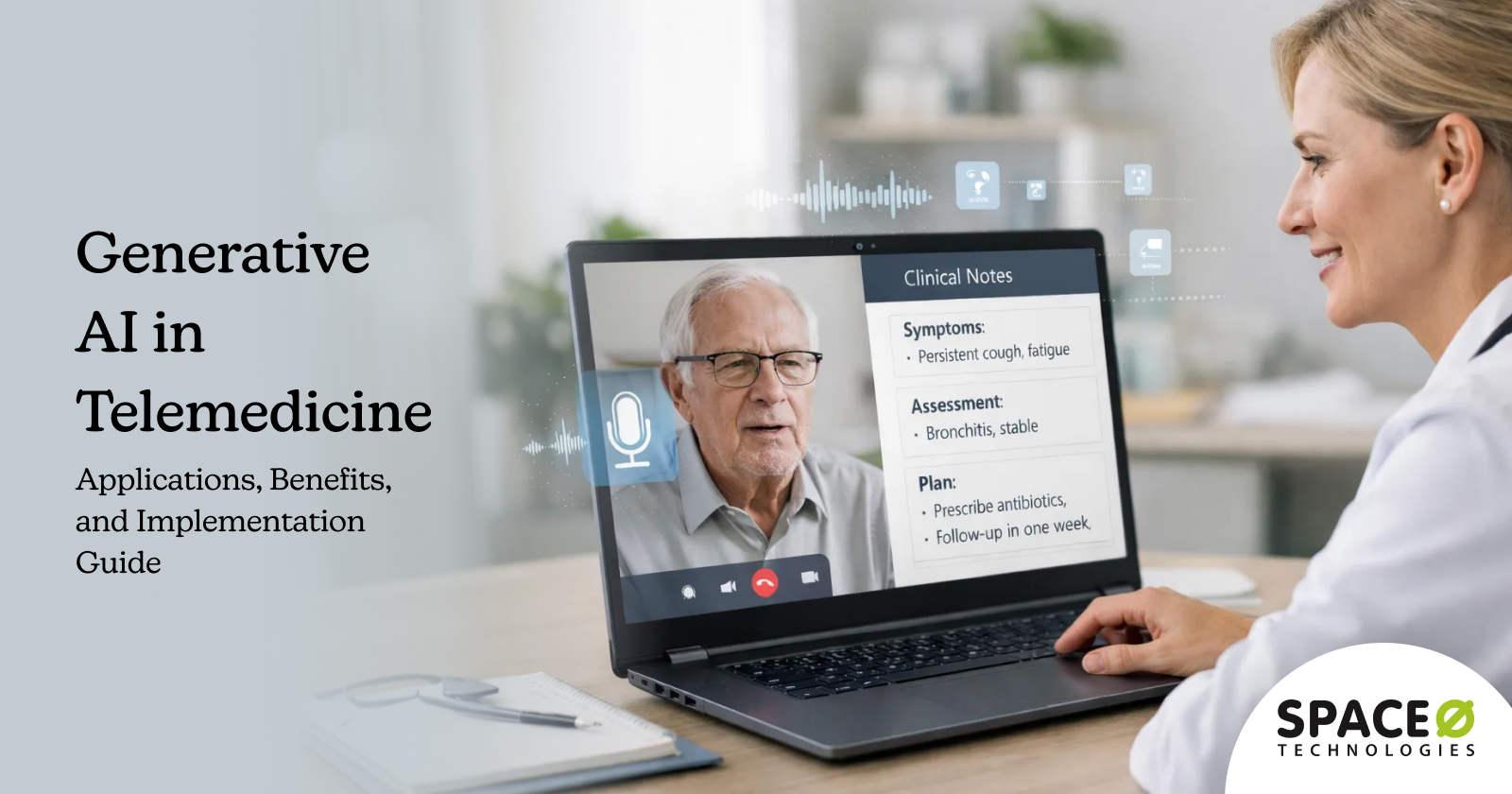 Generative AI in Telemedicine Applications, Benefits, and Implementation Guide