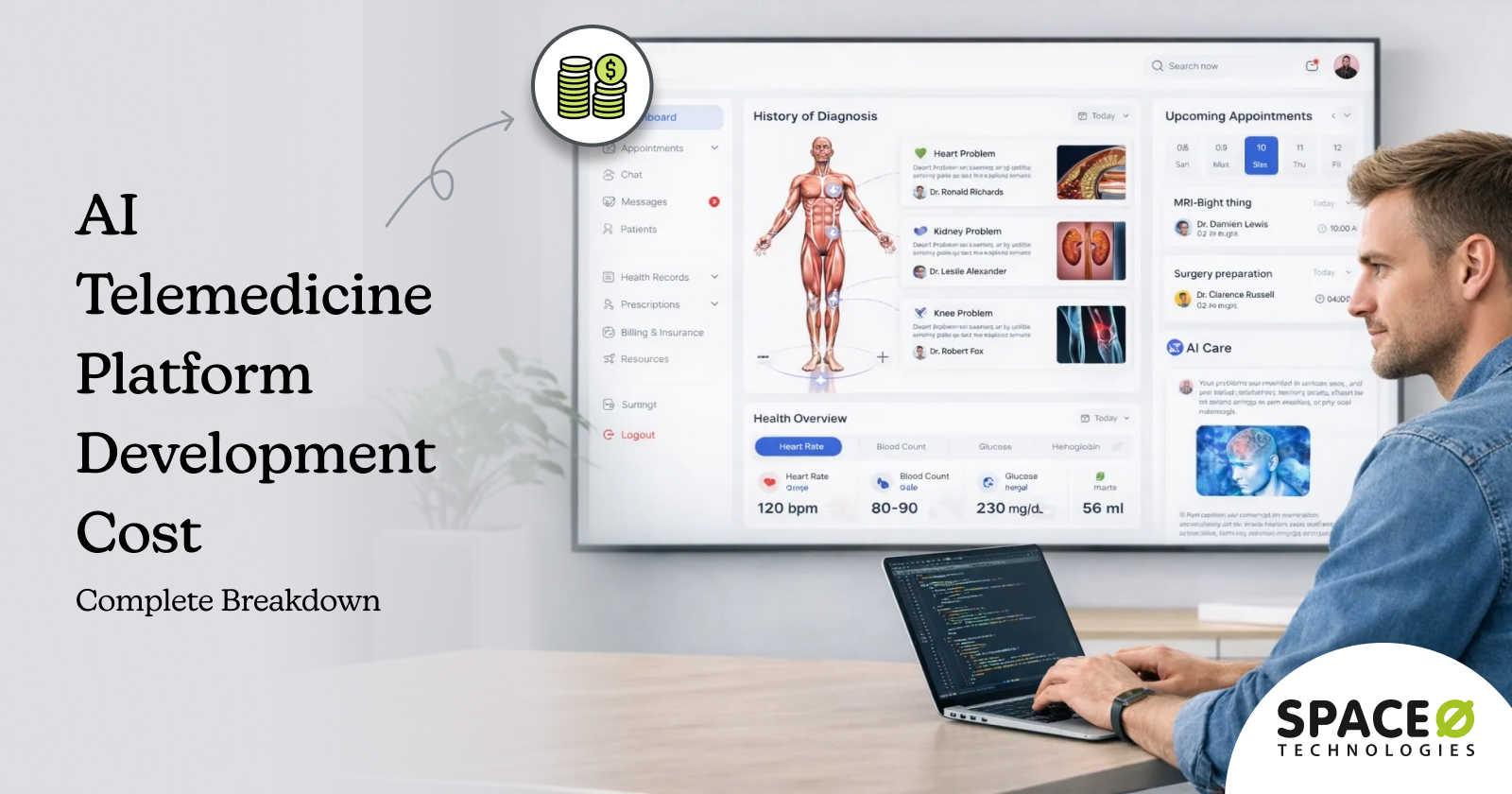 AI Telemedicine Platform Development Cost Breakdown for 2026